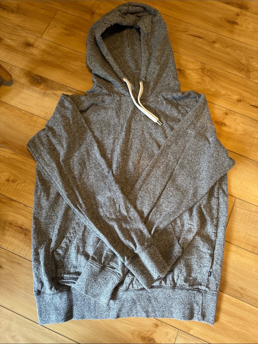 Men's AE Gray Hooded Pullover Sweatshirt